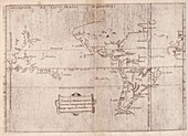 East and West Indies,1601 atlas