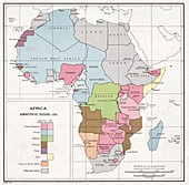 Administrative divisions of Africa,1958