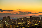 Honolulu skyline,Hawaii