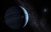 Illustration of hypothesised ninth planet