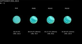 Uranus,visible and infrared filters