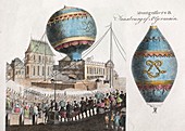 1783 Montgolfier First ascent Balloon