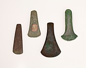 The celt flat axe copper to bronze age