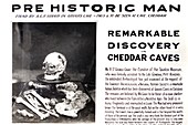 1903 Skeleton Cheddar Man Gough's Cave