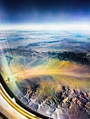 View from aeroplane over Arizona,USA