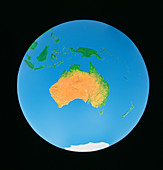 Whole Earth centred on Australia