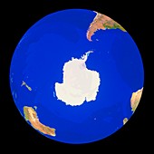 Geosphere image of Antarctica & southern ocean