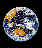 Satellite image of Australasia