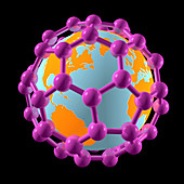 Buckminsterfullerene Earth,artwork