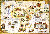 Vasco de Gama's route