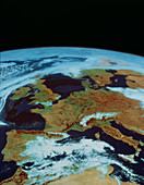 Meteosat image of Europe