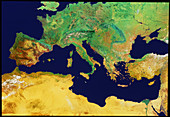 Southern Europe and Mediterranean Sea