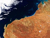 Northwestern Australia,satellite image