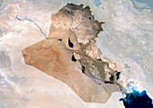 Iraq,satellite image