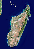 Madagascar,satellite image