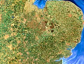East Anglia,natural colour mosaic