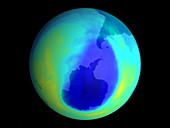 Ozone hole,September 2004