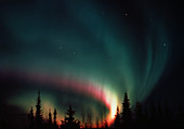 Aurora borealis seen in Alaska