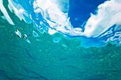 Clouds from underwater