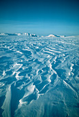 Snow patterns seen in Spitsbergen island,Norway