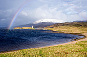Rainbow over Ardveck Castle,Scotland