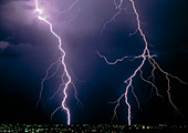 Lightning over Tamworth,NSW,Australia