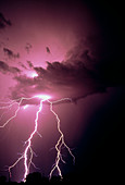 Lightning near Tucson,Arizona