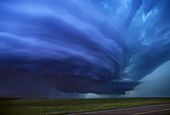 Mesocyclone thunderstorm