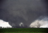 Multiple vortex tornado