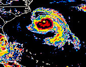 F/col satellite image of Hurricane Emily,1993