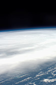Hurricane Dean,space shuttle image