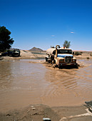 Desert flash flood
