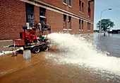 Flooded factory,Iowa