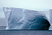 Cave in the Ross Ice Shelf,Antarctica