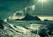 Iceberg and icicles