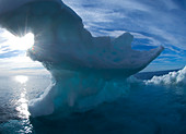 Melting Arctic sea ice,Canada