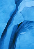 Glacial crevasses