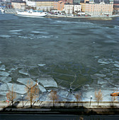 Melting sea ice,Stockholm