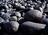 Rounded coastal rocks