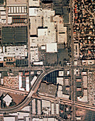 Aerial view of damage,California earthquake 1994