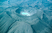 El Chichon crater after eruptions