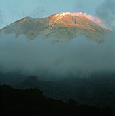 Mount Arjuna volcano