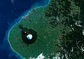 Mount Egmont,satellite image