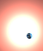 Expanding Sun and the Earth,artwork