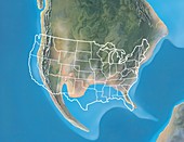 North America,Late Jurassic period