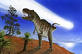 Extinction of the dinosaurs,artwork