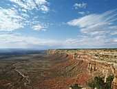 Sandstone rock strata