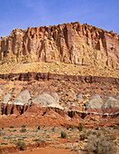 Sedimentary cliff strata,Zion Canyon,Utah