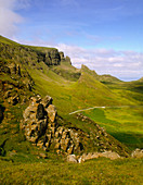 Granite landscape in Scotland