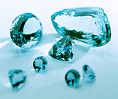 Aquamarine gems